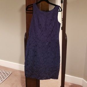 Banana Republic Navy Lace Dress